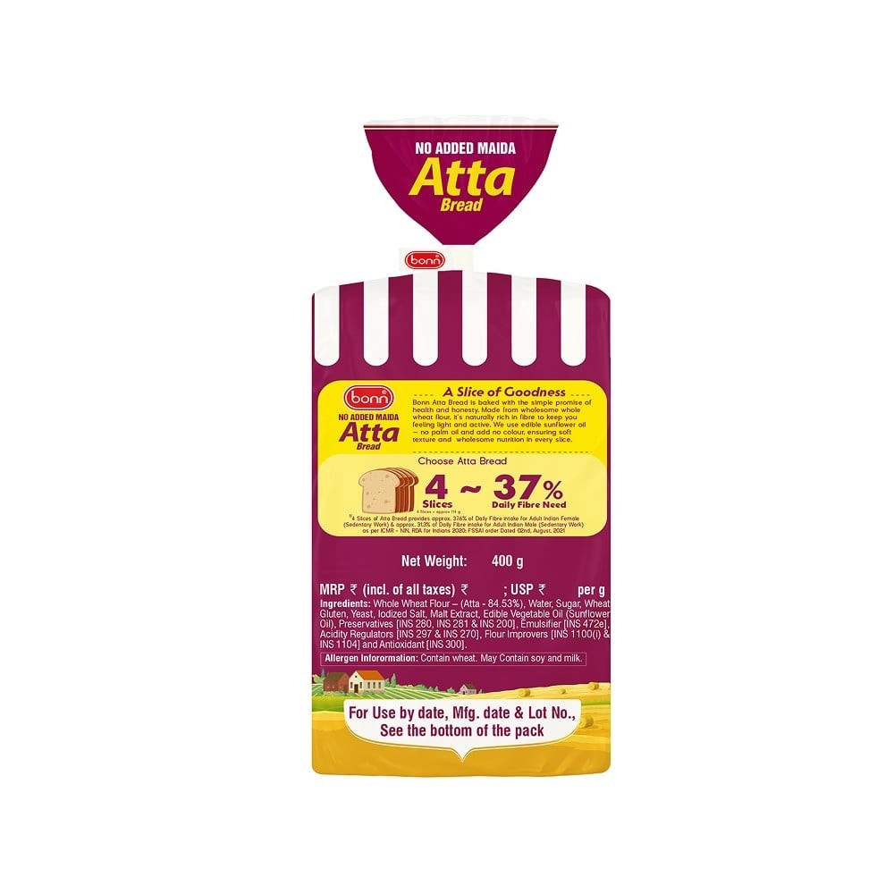Bonn Atta Whole Wheat Bread
