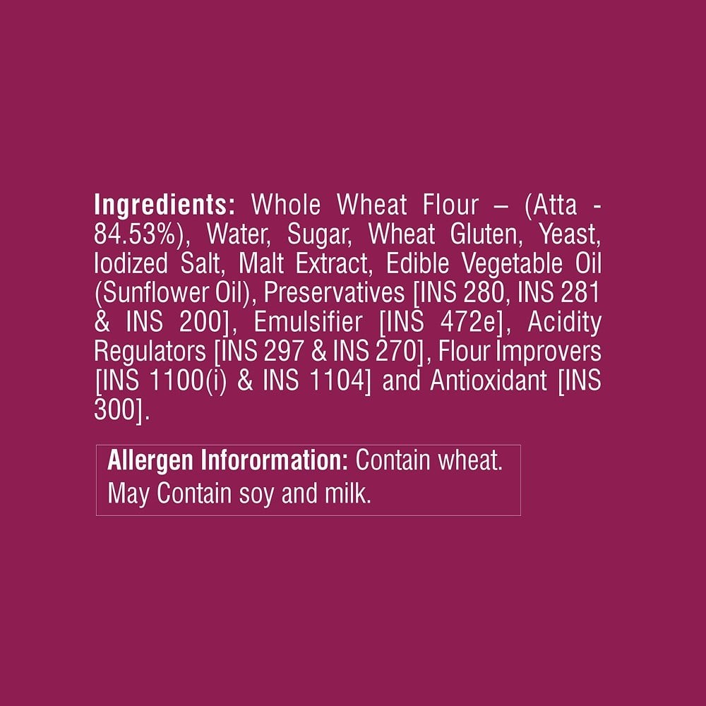 Bonn Atta Whole Wheat Bread