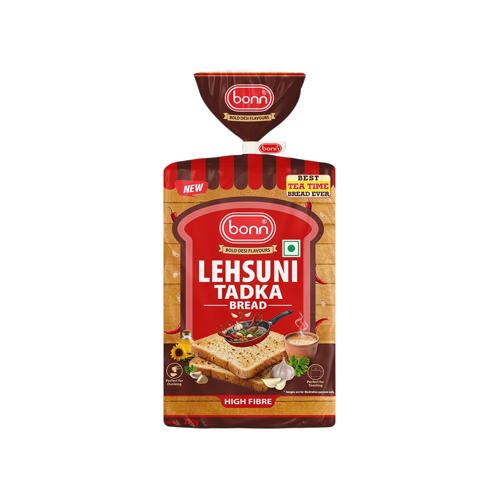 Bonn Lehsuni Tadka Bread