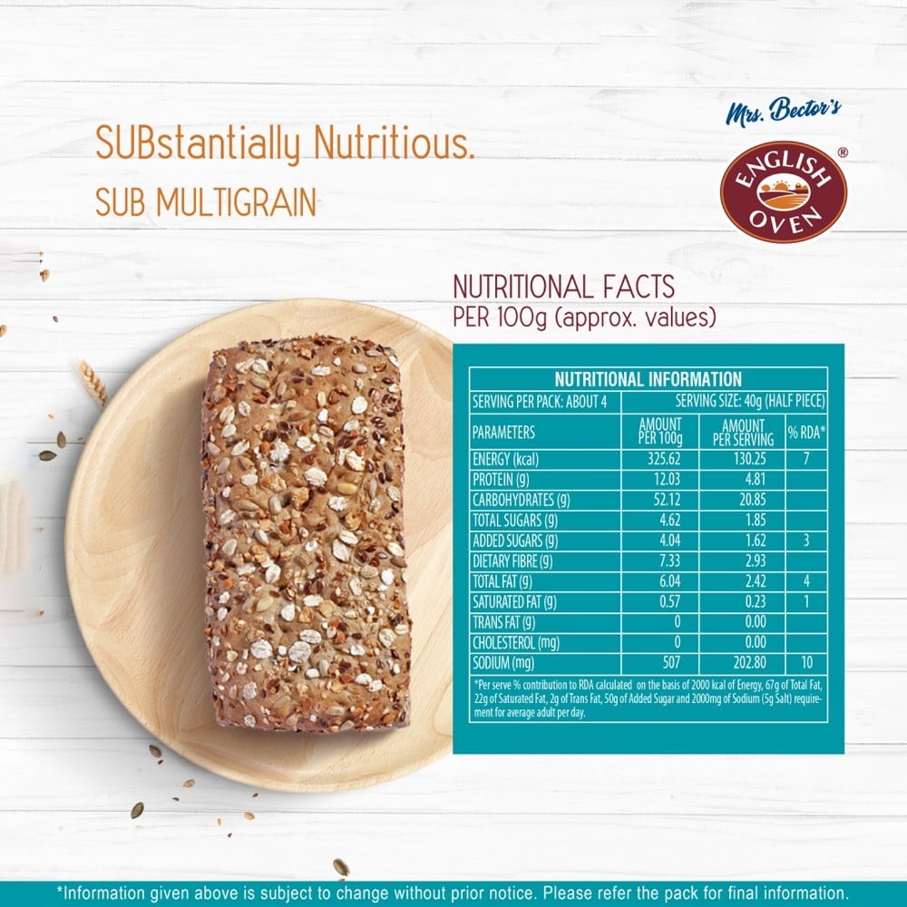 English Oven Multigrain Sub Bread