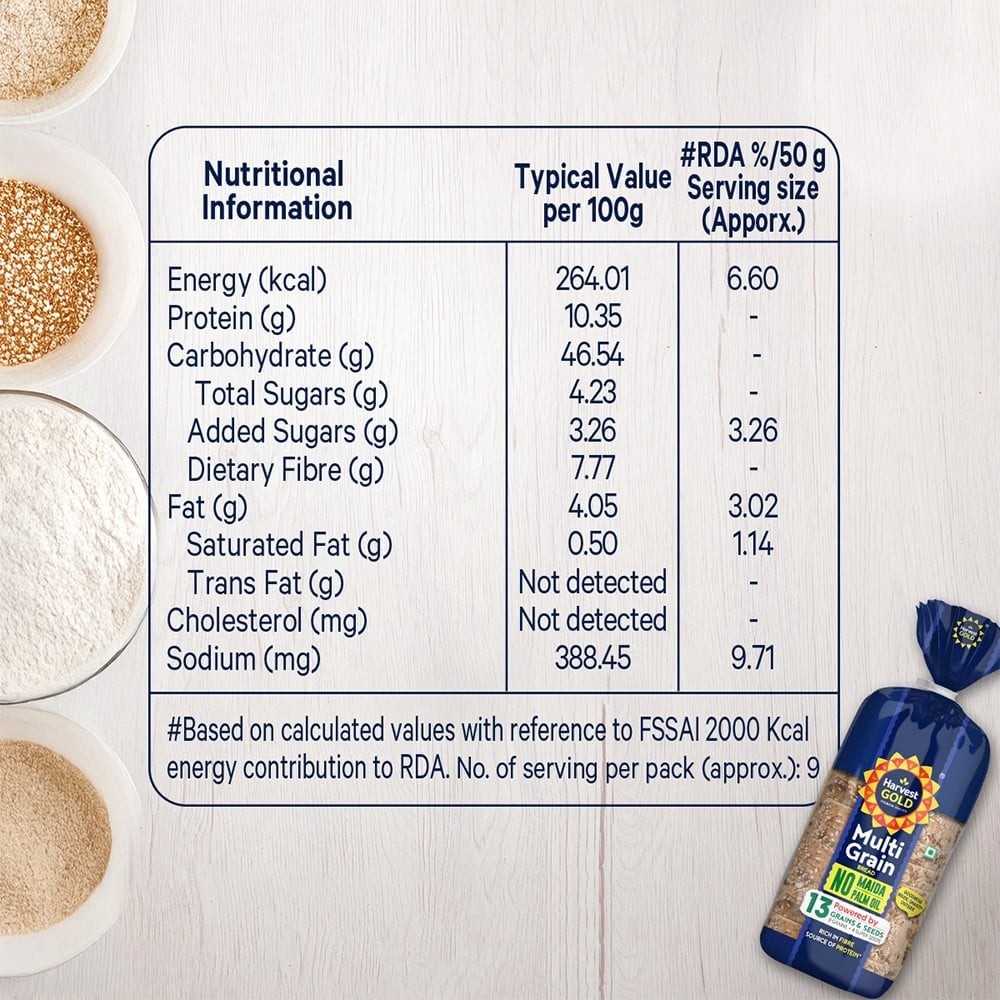Harvest Gold Multigrain Bread