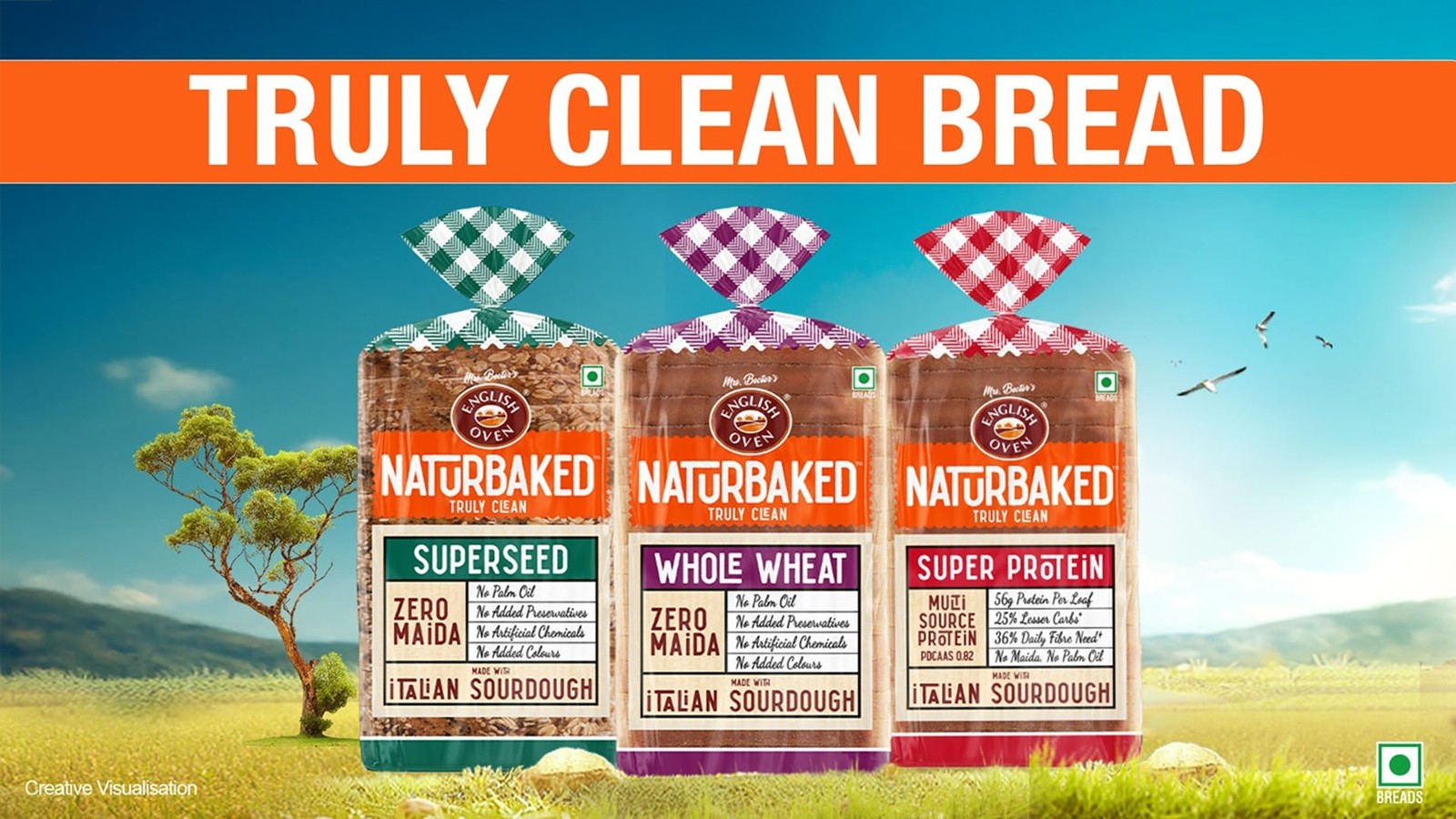Naturbaked Superseed Multigrain Bread (Zero Maida)