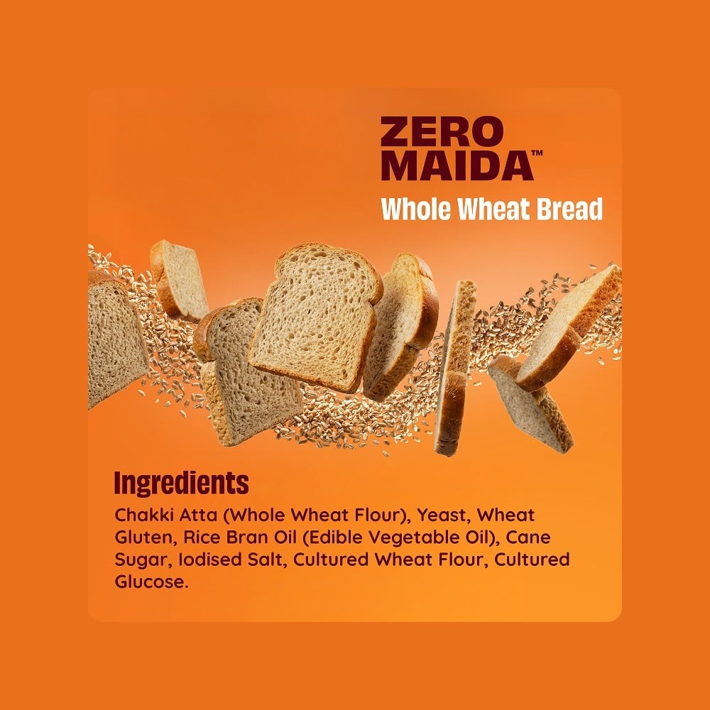 The Health Factory Zero Maida Whole Wheat Bread
