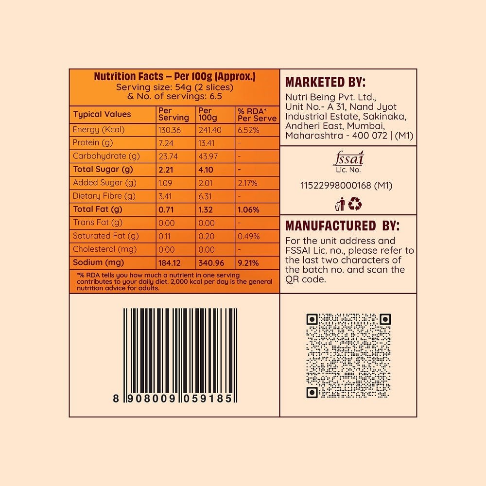 The Health Factory Zero Maida Whole Wheat Bread