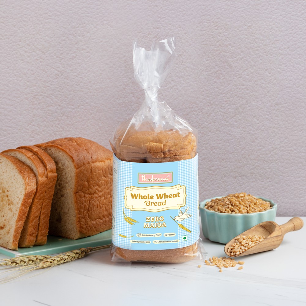 Theobroma Zero Maida Whole Wheat Bread (250 g)