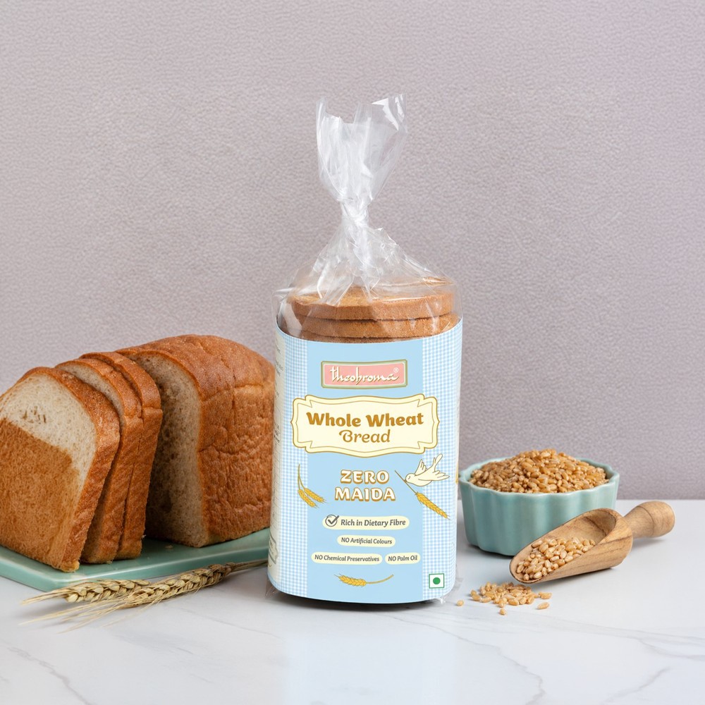 Theobroma Zero Maida Whole Wheat Bread