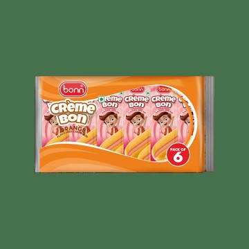 Bonn Orange Flavoured Cream Bun /Crème Bon