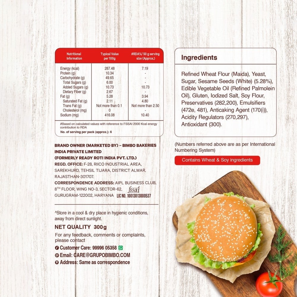 Harvest Gold Burger Bun