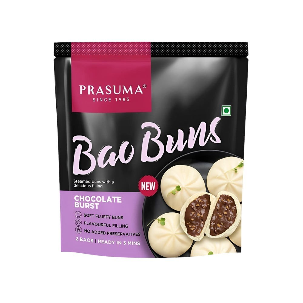 Prasuma Bao Bun Chocolate Burst (2 Baos) - Frozen