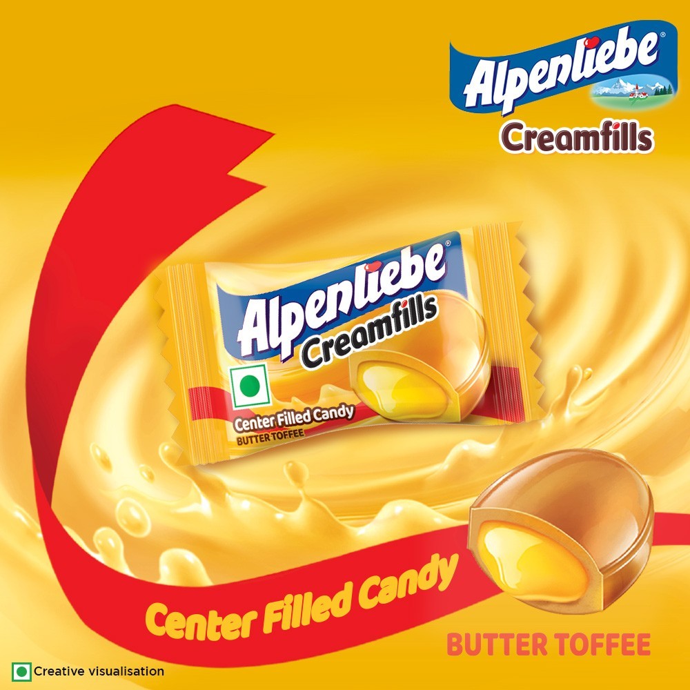Alpenliebe Creamfills Butter Toffee - Pack of 2