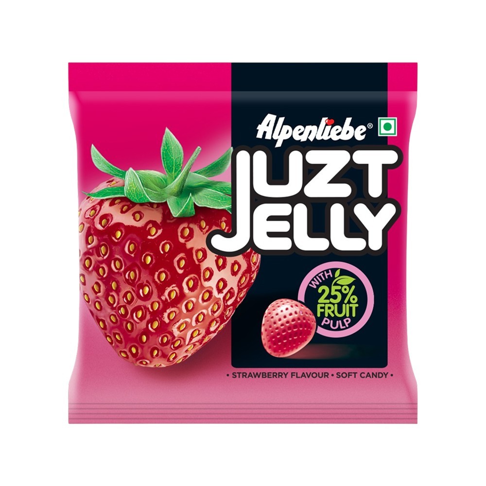 Alpenliebe Juzt Jelly - Strawberry Flavour Jelly Candy