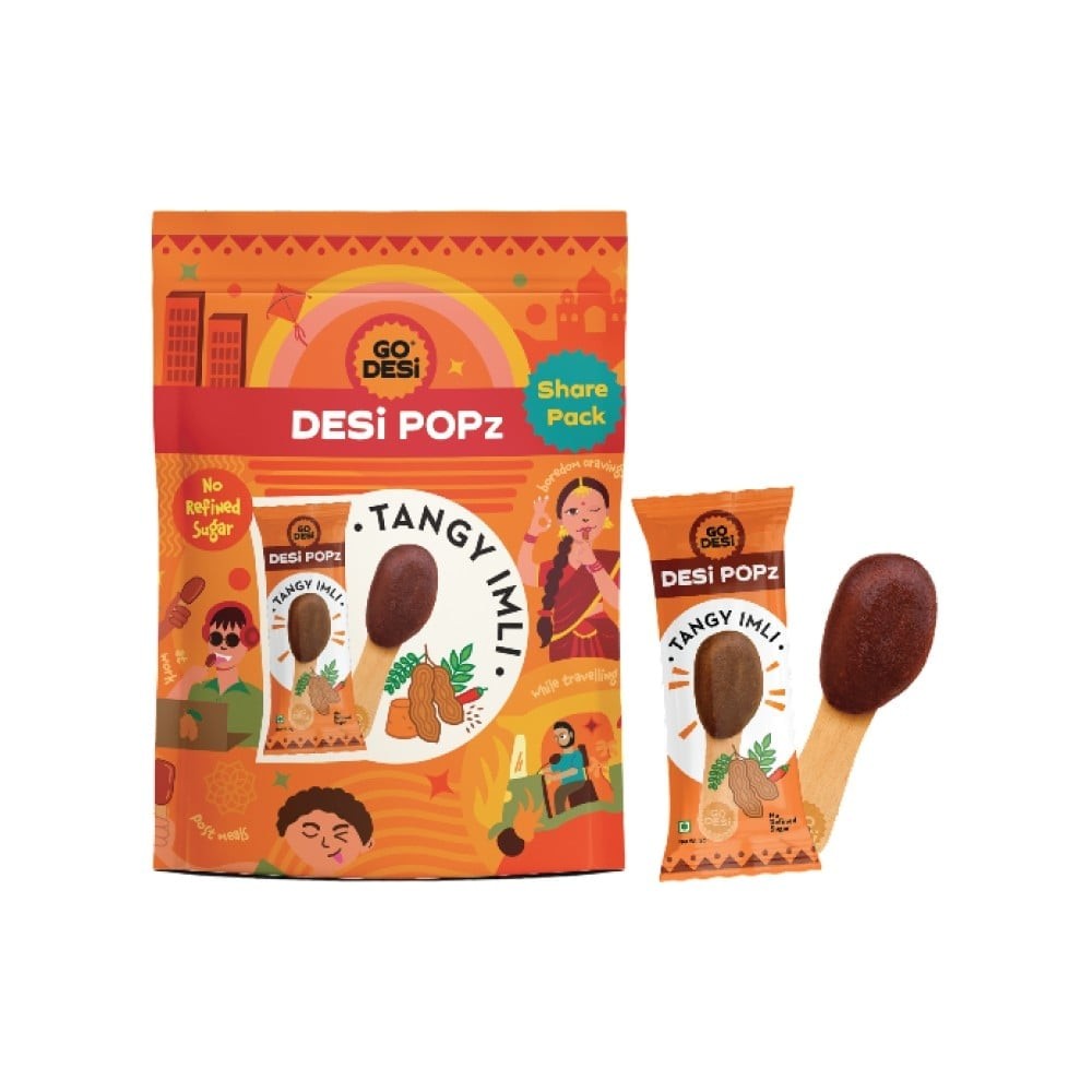 GO DESi Popz Tangy Imli Lollipop Candy