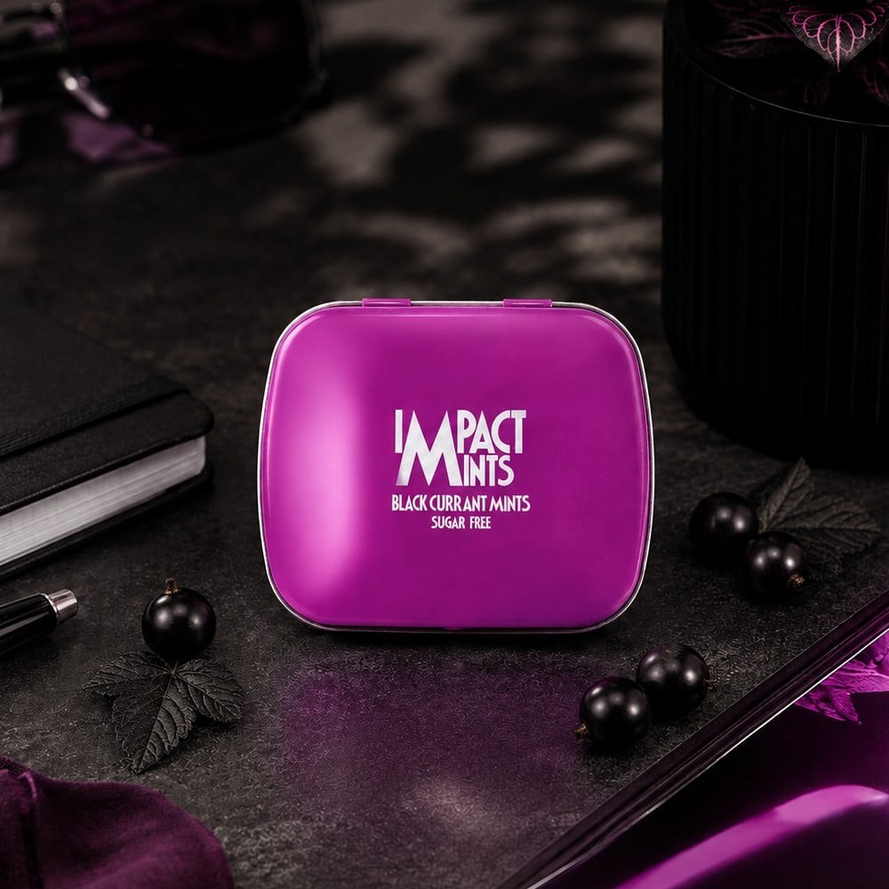 Impact Black Currant Mint Candies - Sugar Free