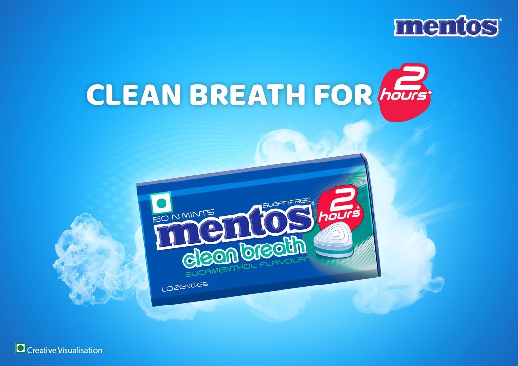 Mentos Clean Breath Mint Candies