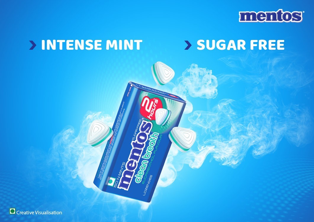 Mentos Clean Breath Mint Candies