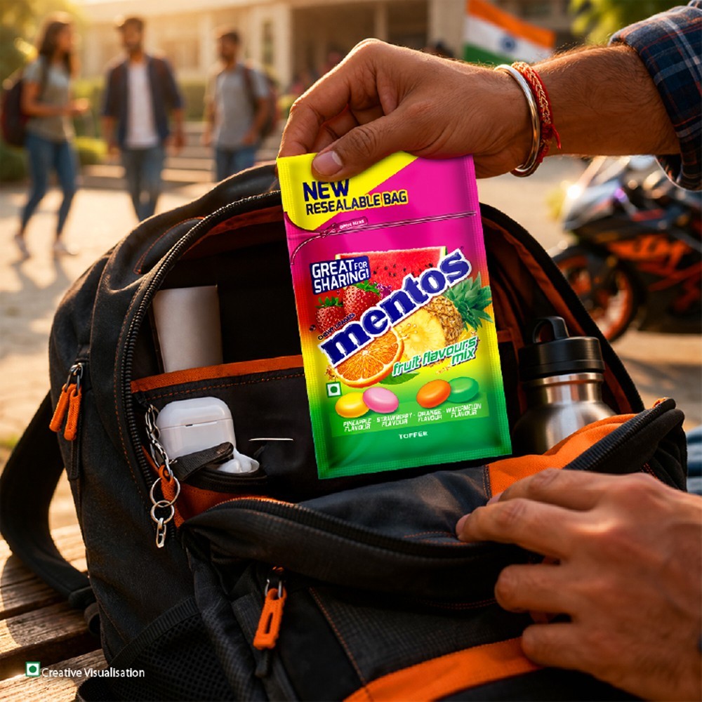 Mentos Rainbow Chewy Assorted Toffee