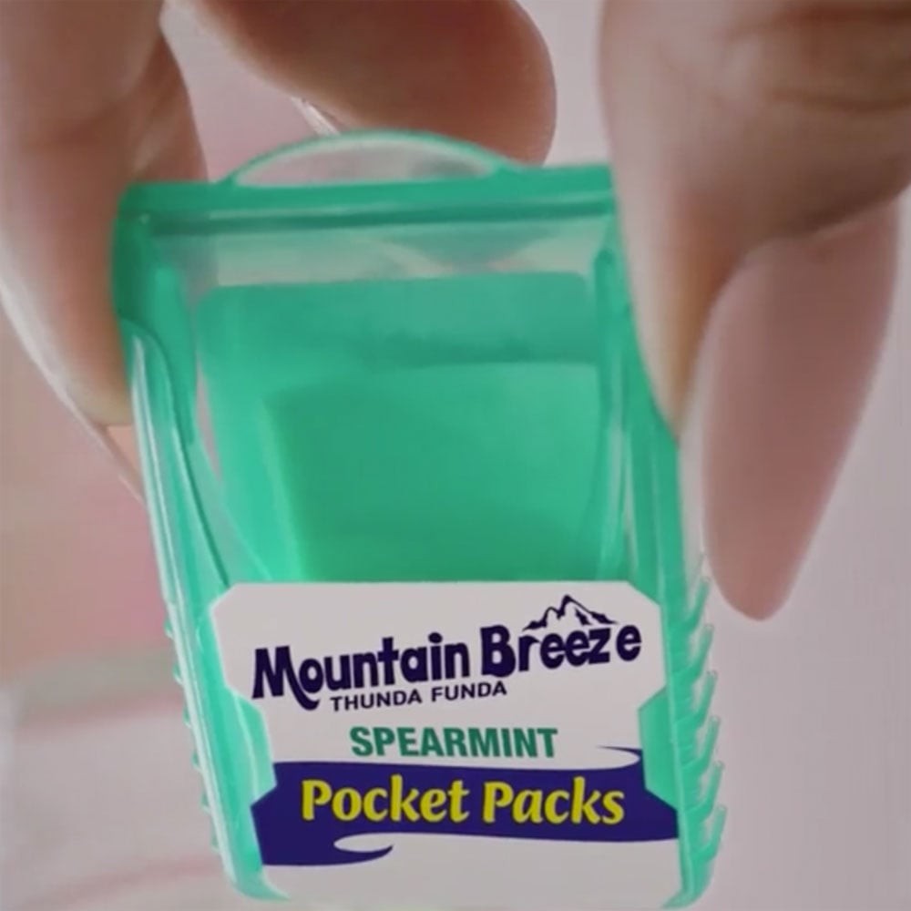 Mountain Breeze Sugar Free Spearmint Breath Strips