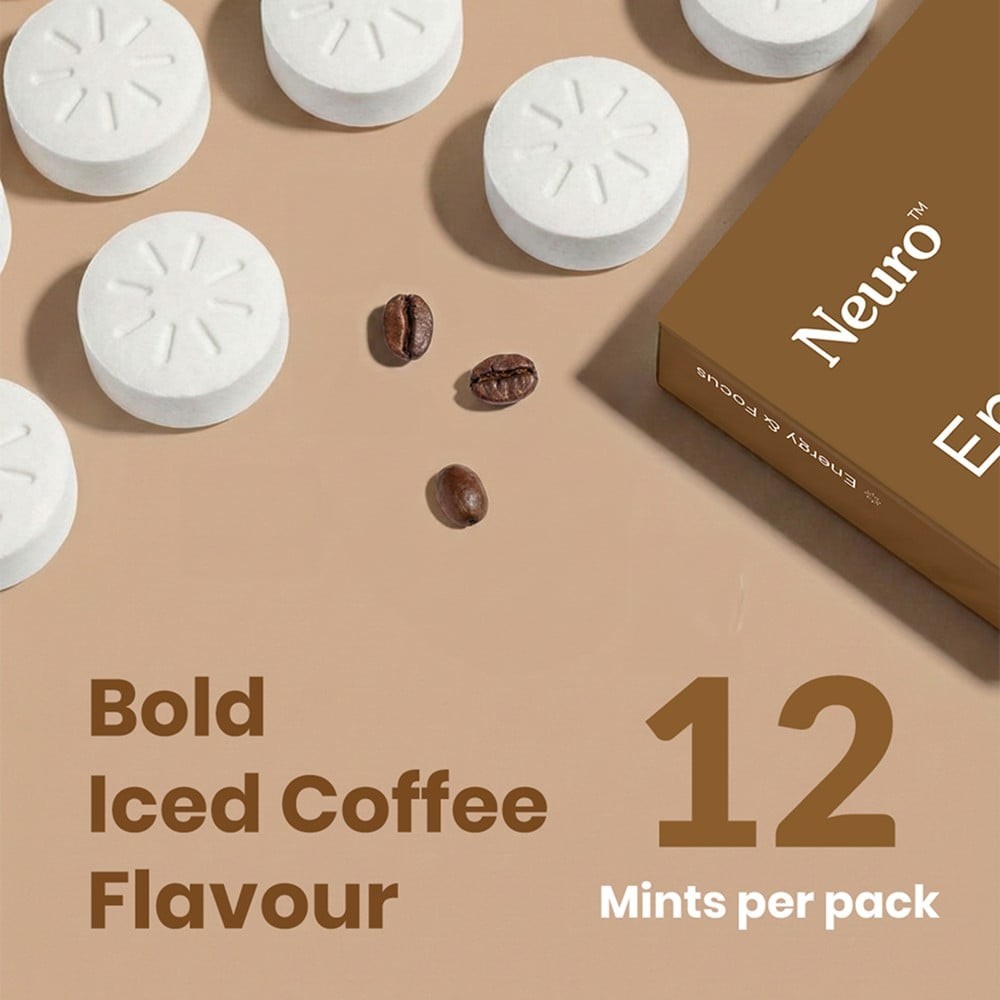 NeuroGum Energy & Focus Iced Coffee Mint Candies