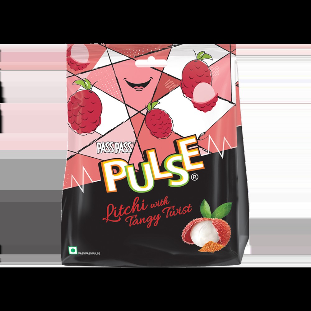 Pulse Litchi with Tangy Twist Candy