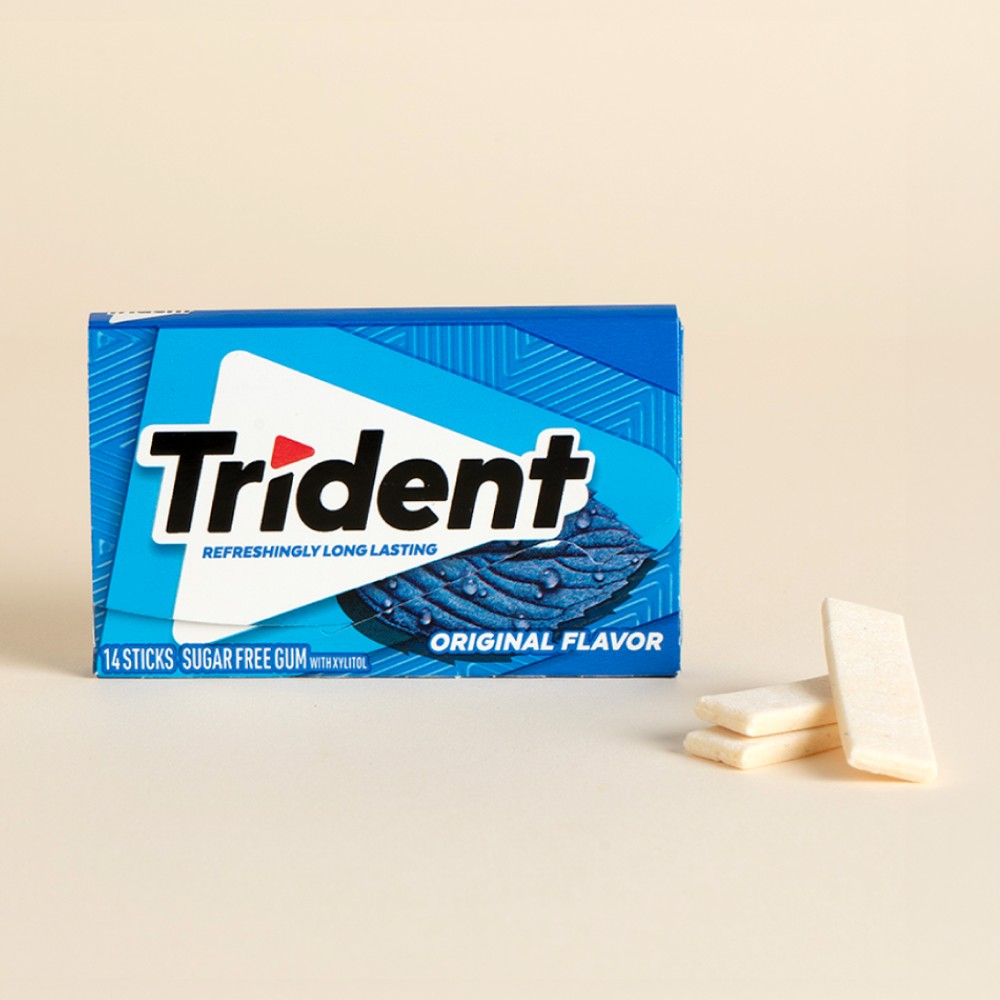 Trident Original Flavour Chewing Gum (Sugar Free)