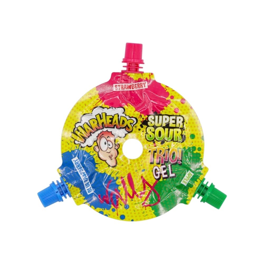 Warheads Super Sour Trio Gel Jelly