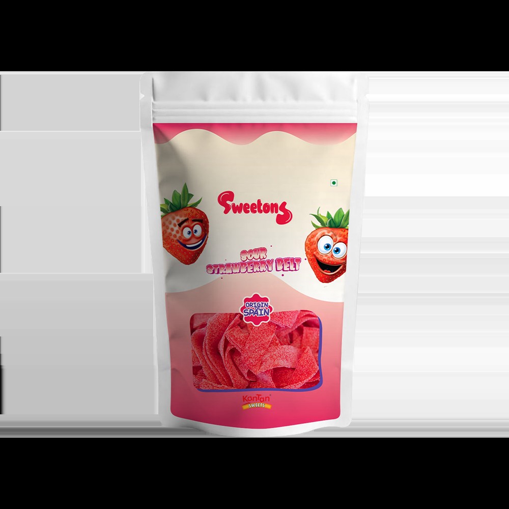Weeton Sour Strawberry Belt Candy