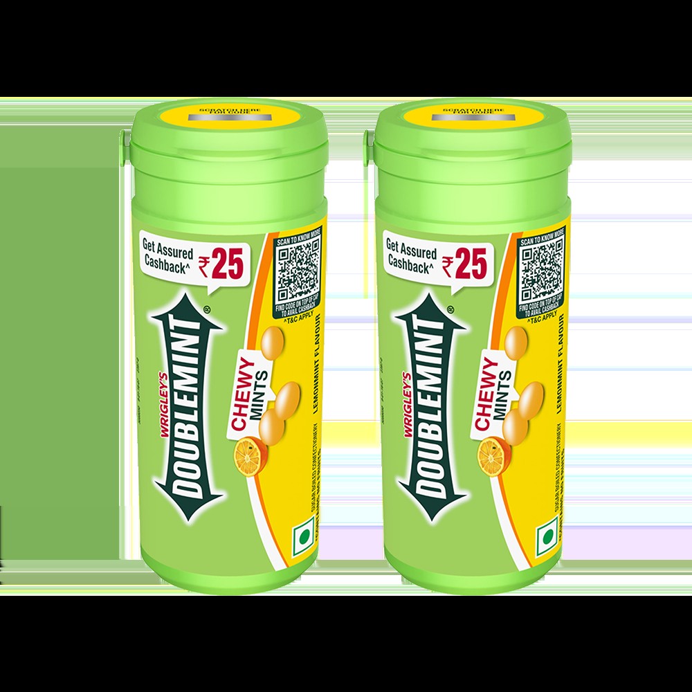 Wrigley's Doublemint Lemonmint Chewy Mint Candies