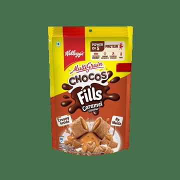 Kellogg's Choco Fills Kids Cereal (Caramel Flavour)