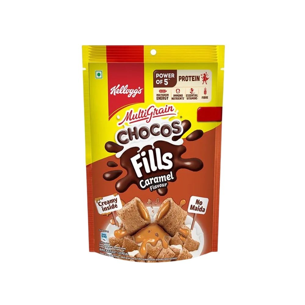 Kellogg's Choco Fills Kids Cereal (Caramel Flavour)