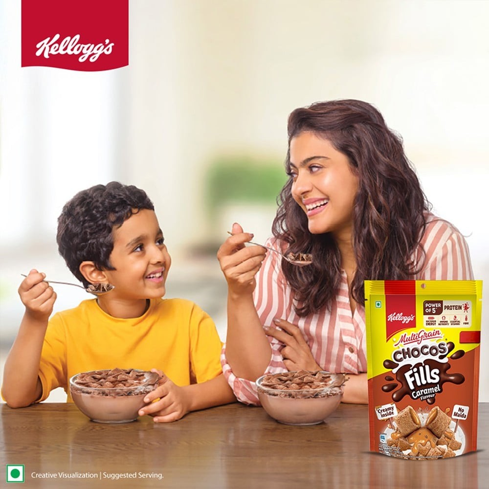 Kellogg's Choco Fills Kids Cereal (Caramel Flavour)