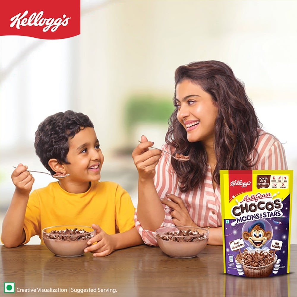 Kellogg's Multigrain Chocos Moons & Stars Kids Cereal
