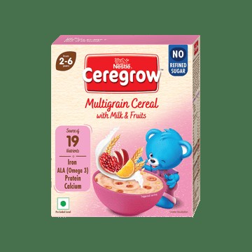 Nestle Ceregrow No Refined Sugar Multigrain Cereal