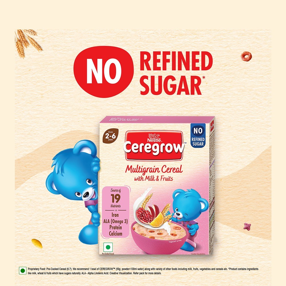 Nestle Ceregrow No Refined Sugar Multigrain Cereal