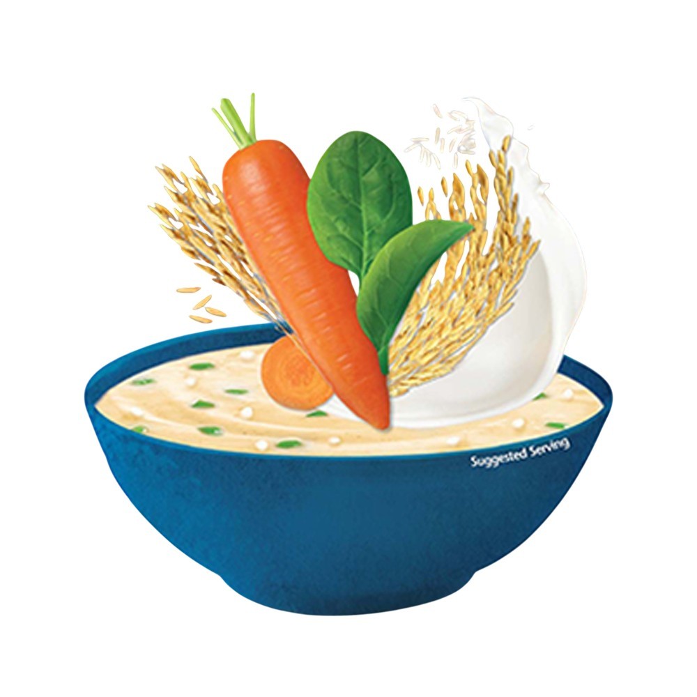 Nestle Cerelac Rice Vegetables Baby Cereal (No Refined Sugar, 8-24 Months)