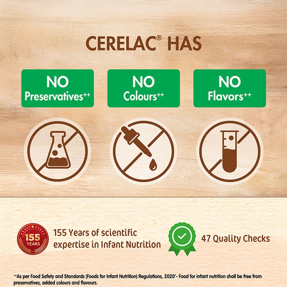 Nestle Cerelac Rice Vegetables Baby Cereal (No Refined Sugar, 8-24 Months)