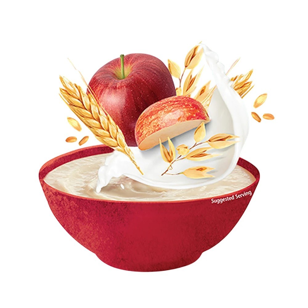 Nestle Cerelac Wheat Apple Baby Cereal (No Refined Sugar, 6-24 Months)