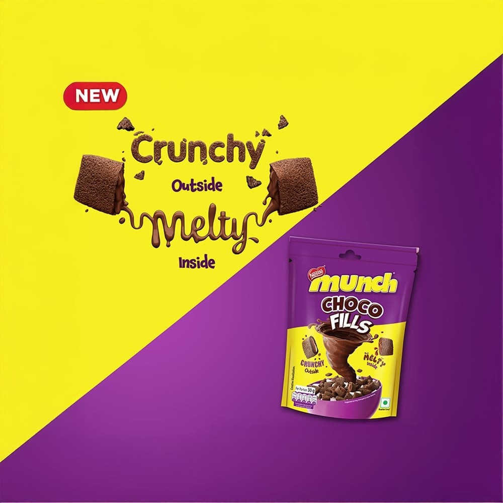 Nestle Munch Choco Fills Breakfast Cereal
