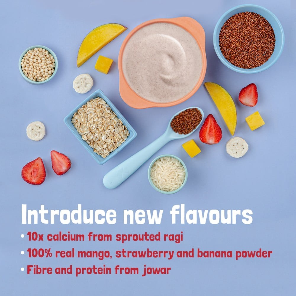 Slurrp Farm Multigrain Millets & Mixed Fruit Baby Cereal