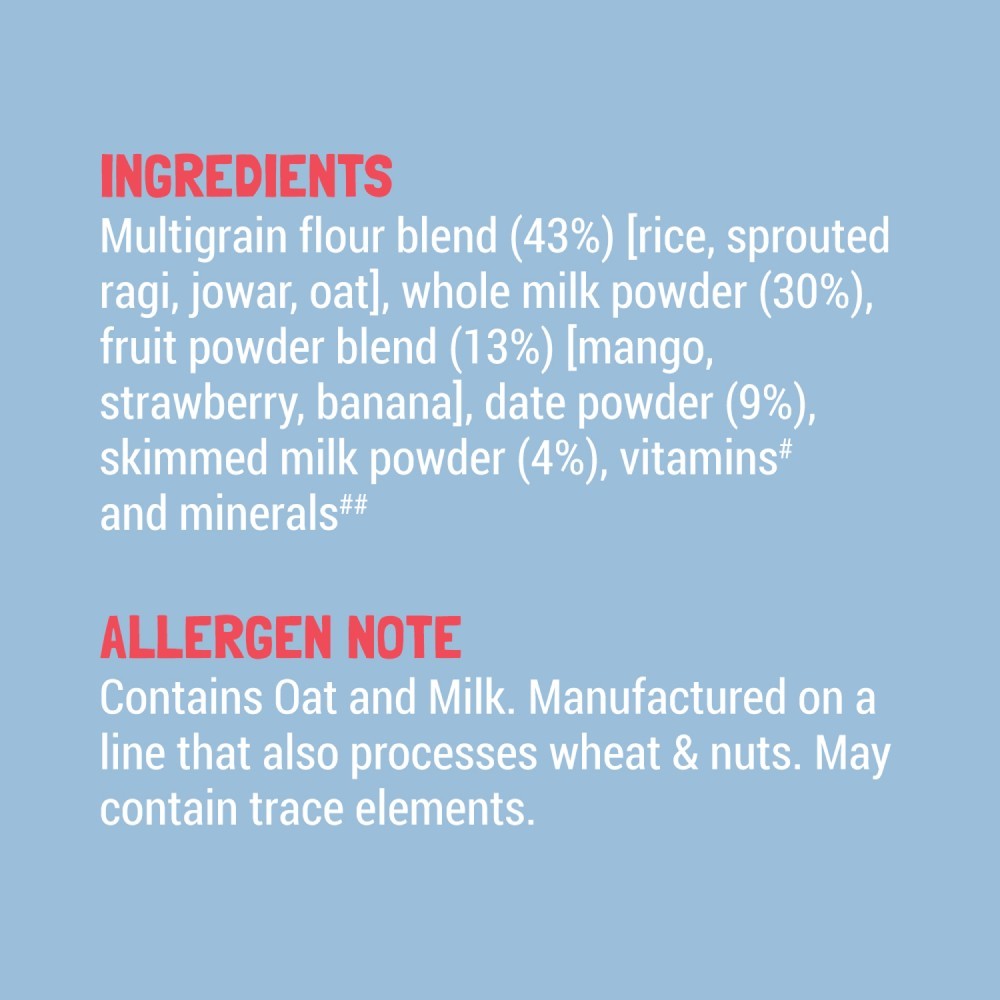 Slurrp Farm Multigrain Millets & Mixed Fruit Baby Cereal