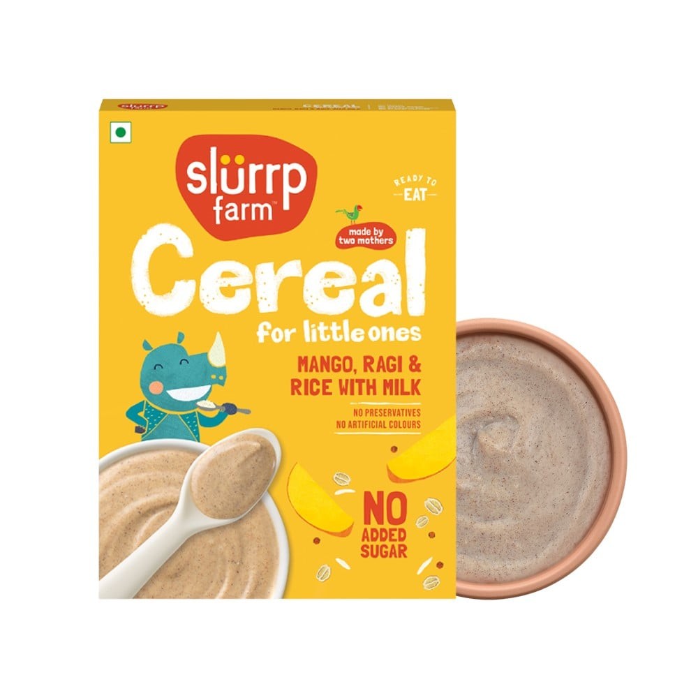 Slurrp Farm Ragi, Rice & Mango Baby Cereal