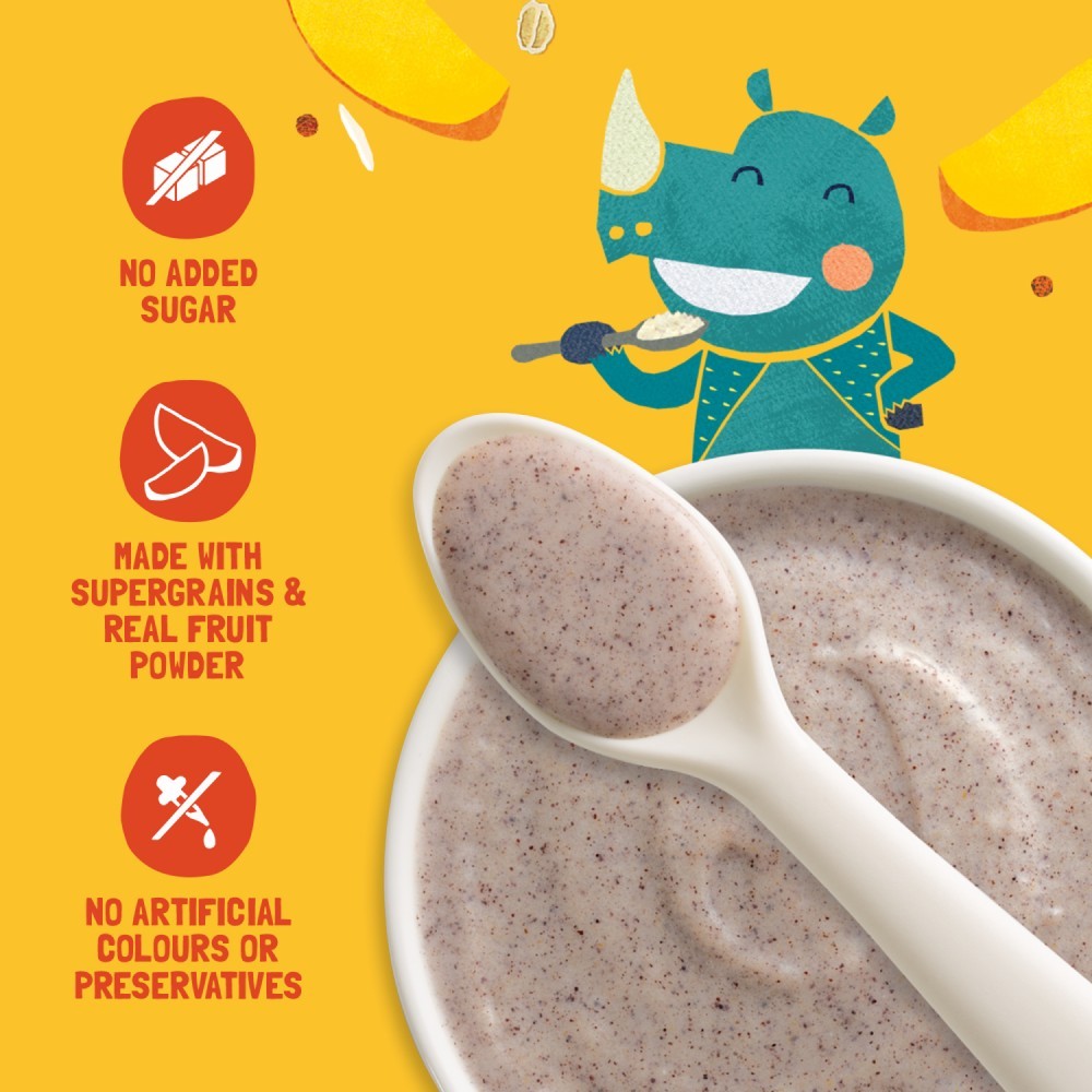 Slurrp Farm Ragi, Rice & Mango Baby Cereal