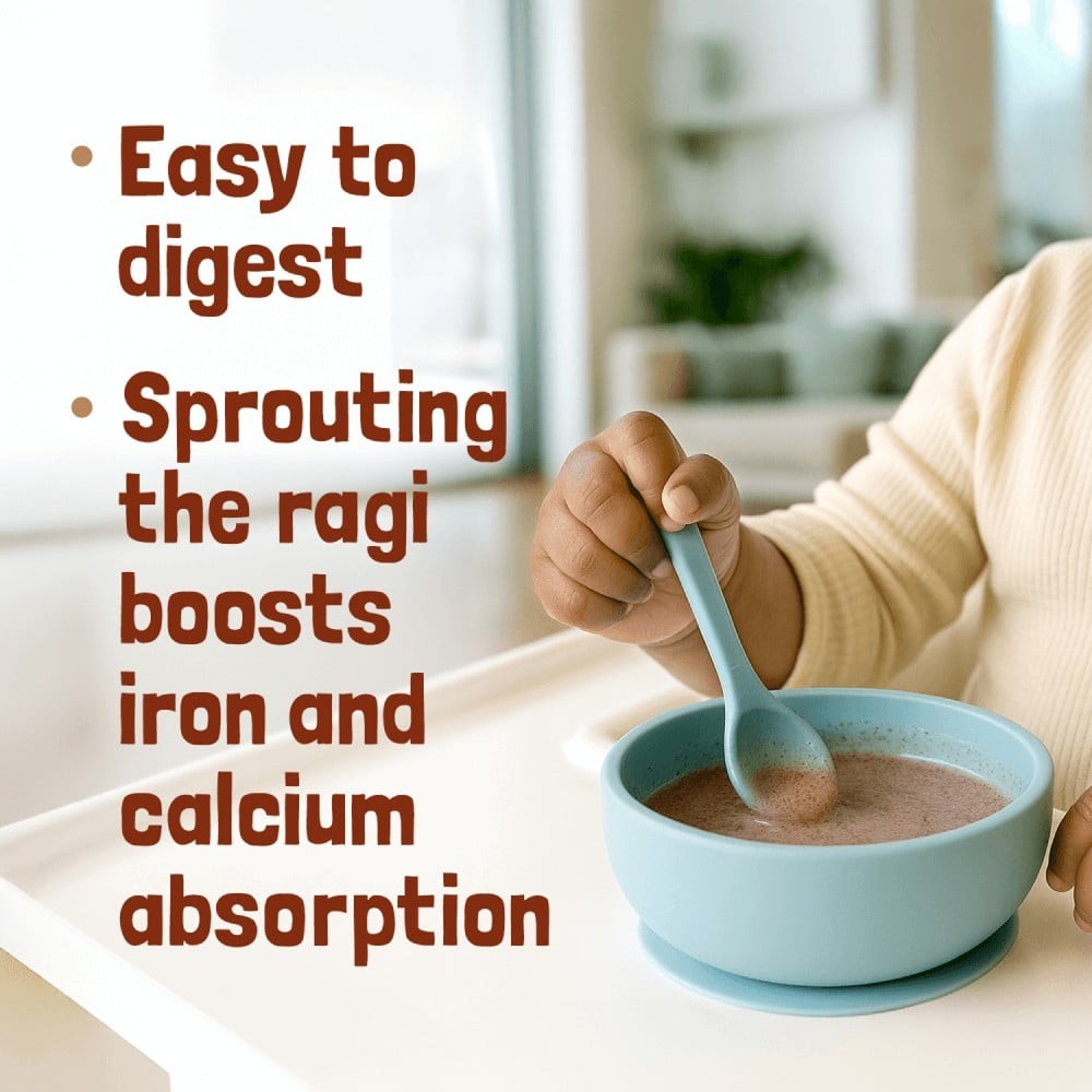 Slurrp Farm Sprouted Ragi Powder Baby Cereal