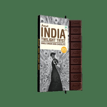 Amul India Twilight Tryst Dark Chocolate Bar (55 % Rich in Cocoa)