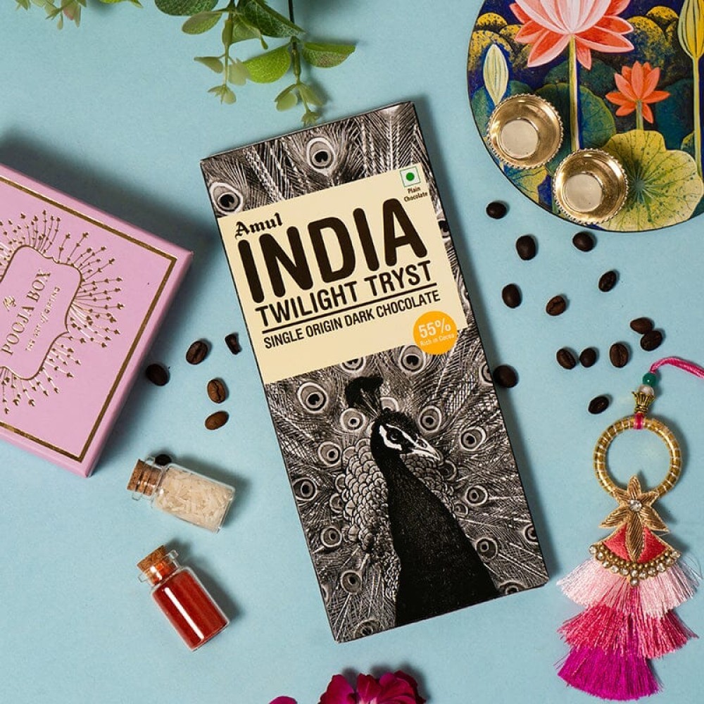 Amul India Twilight Tryst Dark Chocolate Bar (55 % Rich in Cocoa)