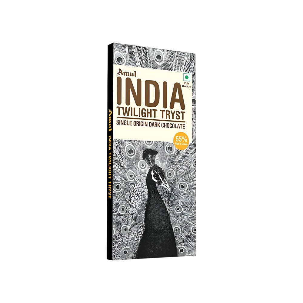 Amul India Twilight Tryst Dark Chocolate Bar (55 % Rich in Cocoa)