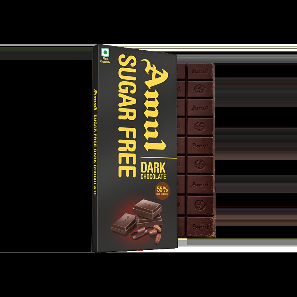 Amul Sugar Free Dark Chocolate Bar