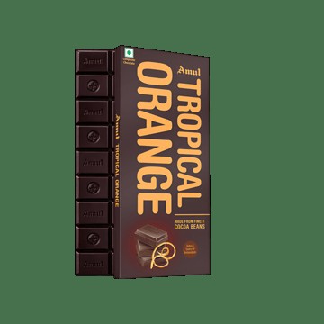 Amul Tropical Orange Dark Chocolate Bar