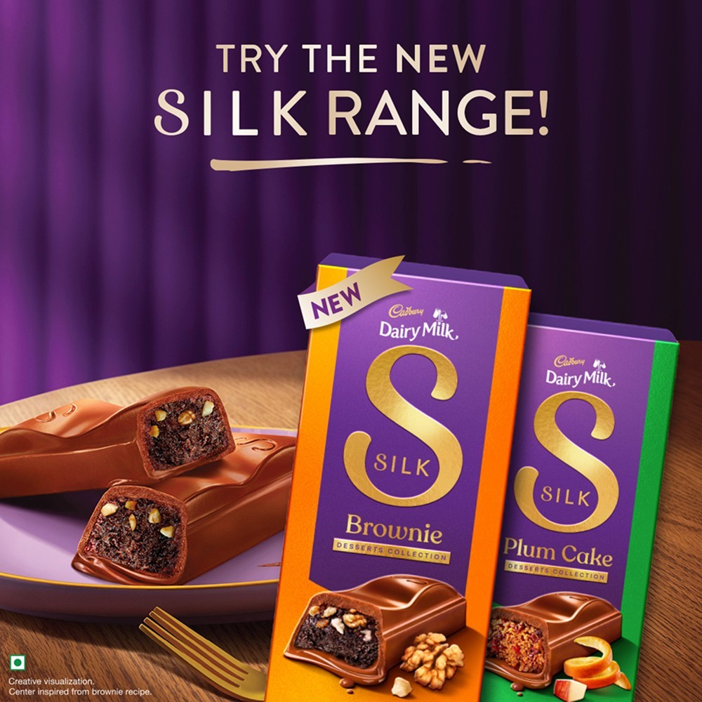 Cadbury Dairy Milk Silk Desserts Brownie Milk Chocolate Bar