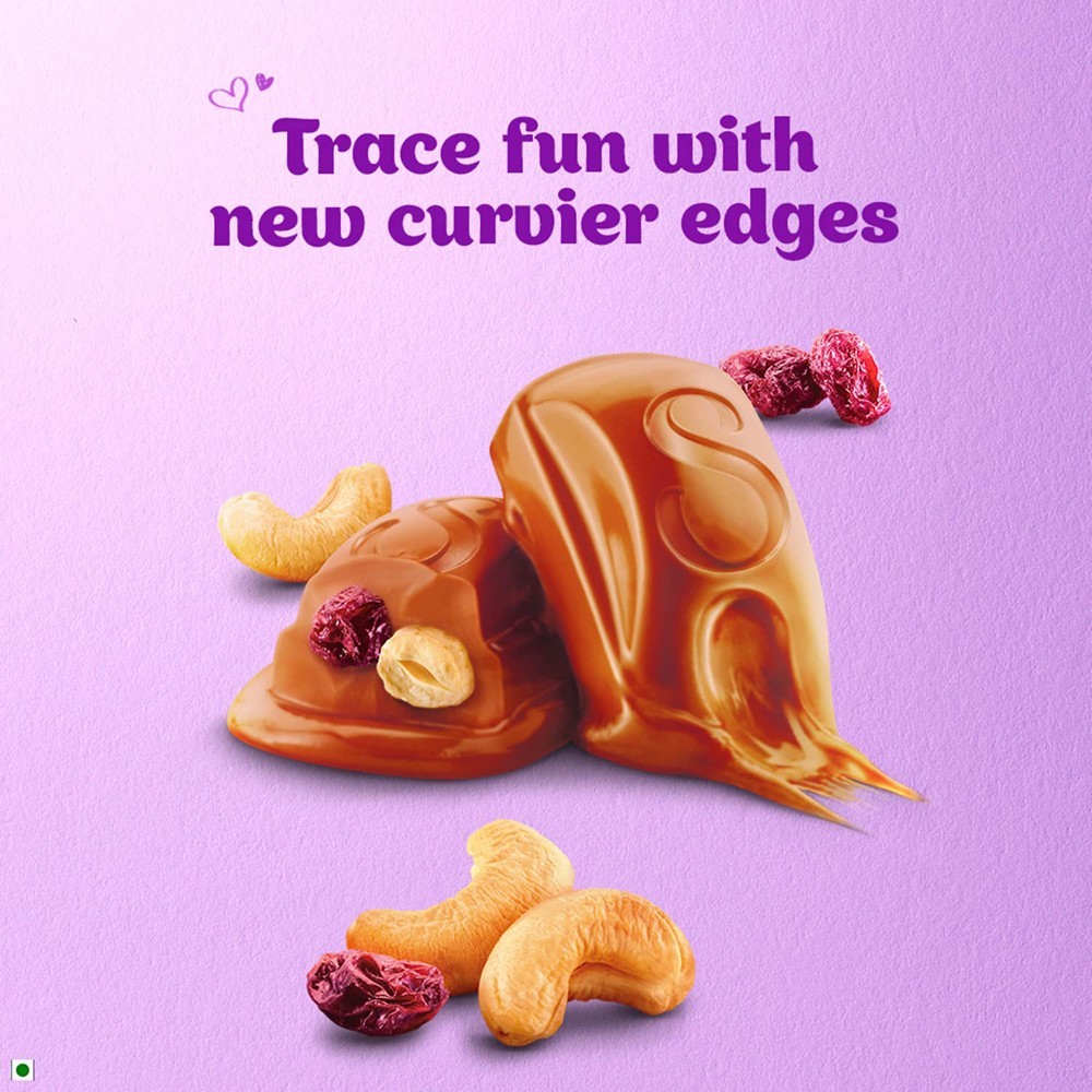 Cadbury Dairy Milk Silk Fruit & Nut Small Milk Chocolate Bar
