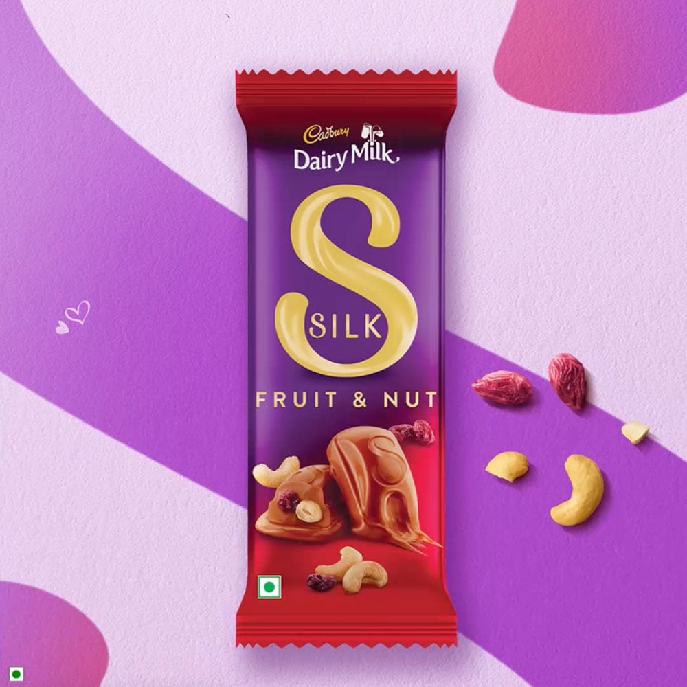 Cadbury Dairy Milk Silk Fruit & Nut Small Milk Chocolate Bar